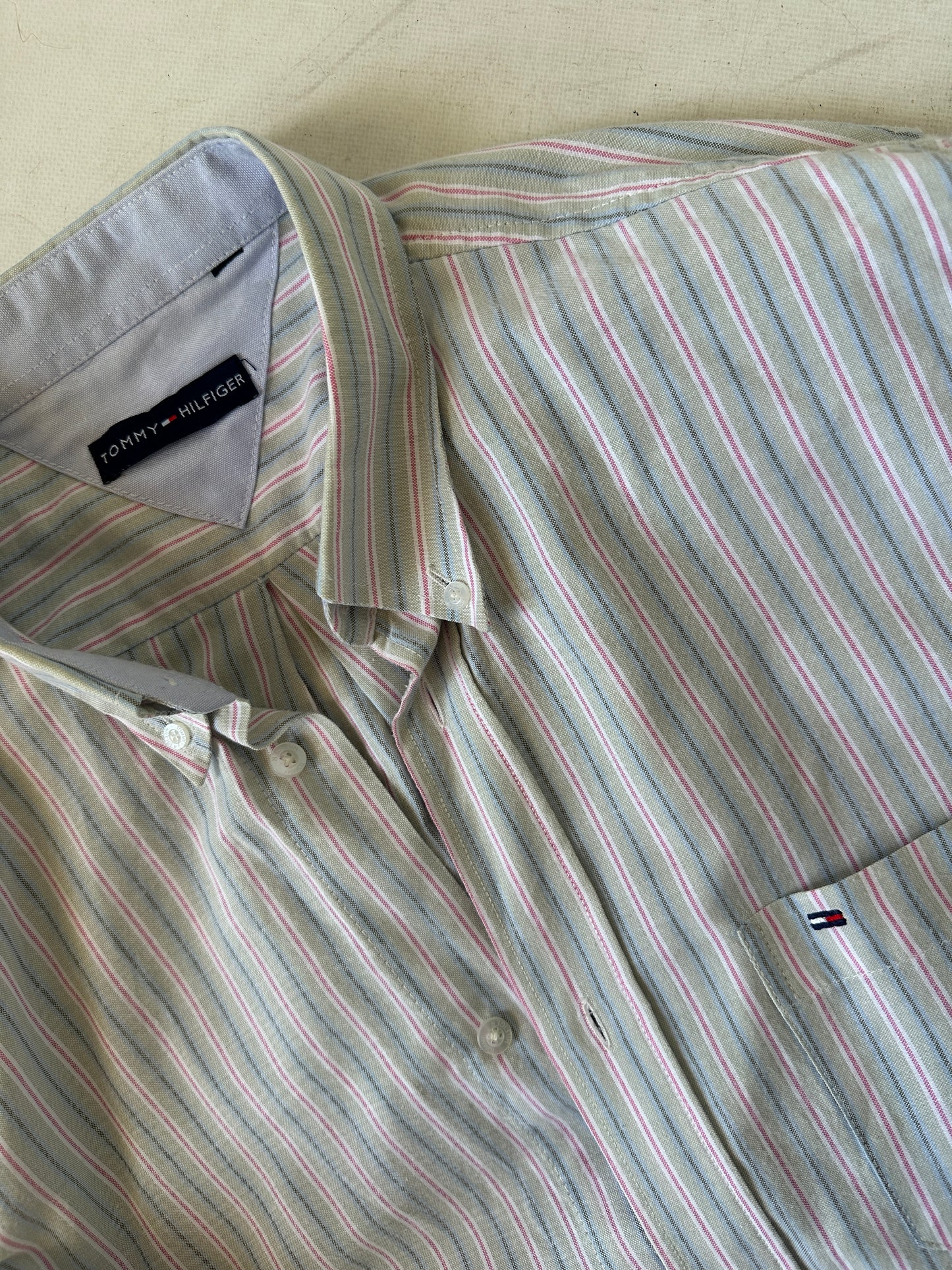 TOMMY HILFIGER linen blend shirt