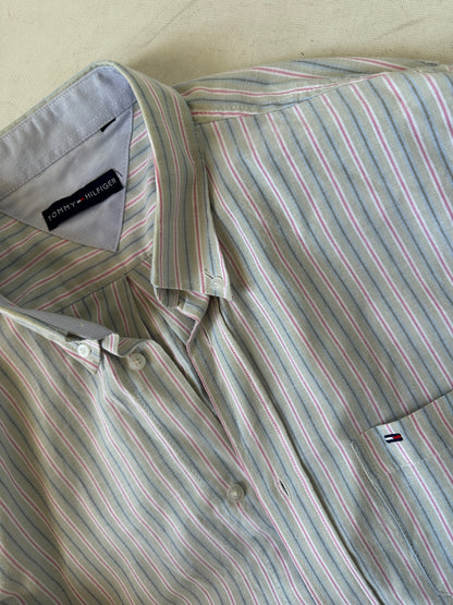 TOMMY HILFIGER linen blend shirt
