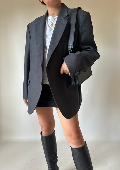 Grey oversize blazer