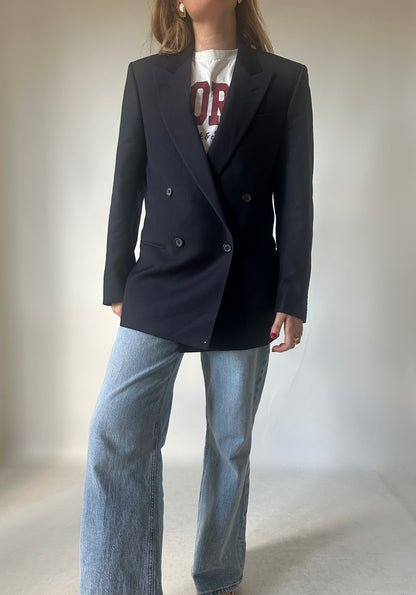 Blazer slim fresco lana merinos