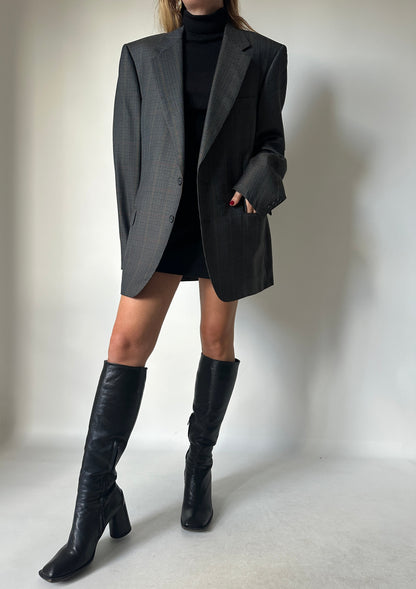 LANVIN pied de poule wool blazer