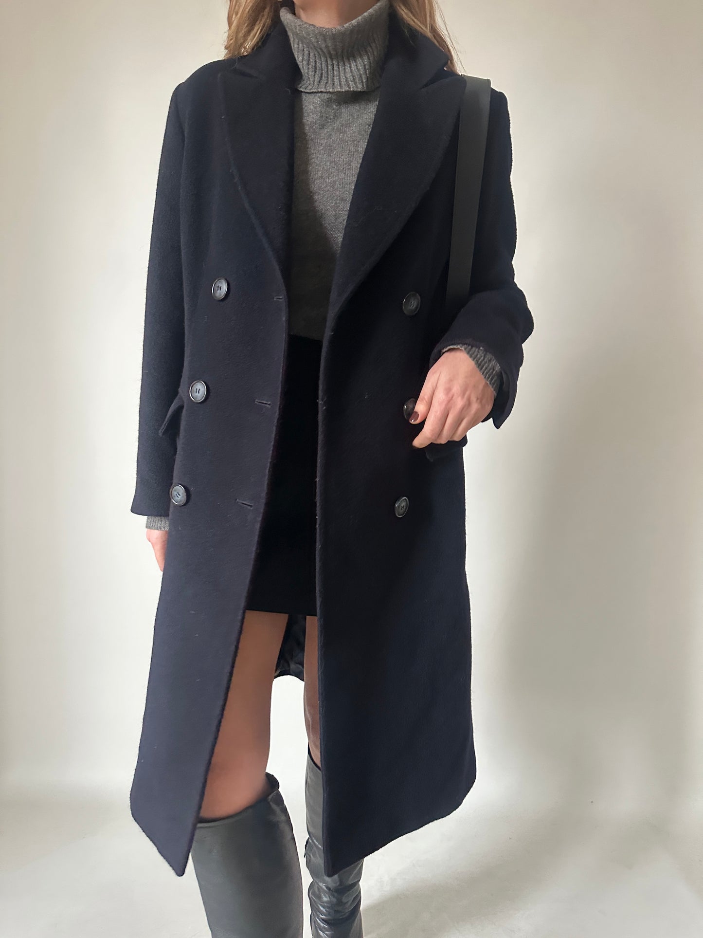 Perfect double-breast petite coat
