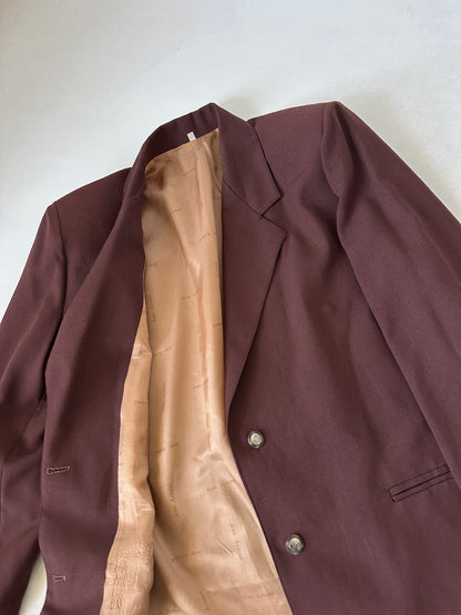 Burgundy precious blazer