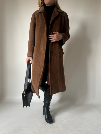 Piacenza 100% alpaca chocolate coat