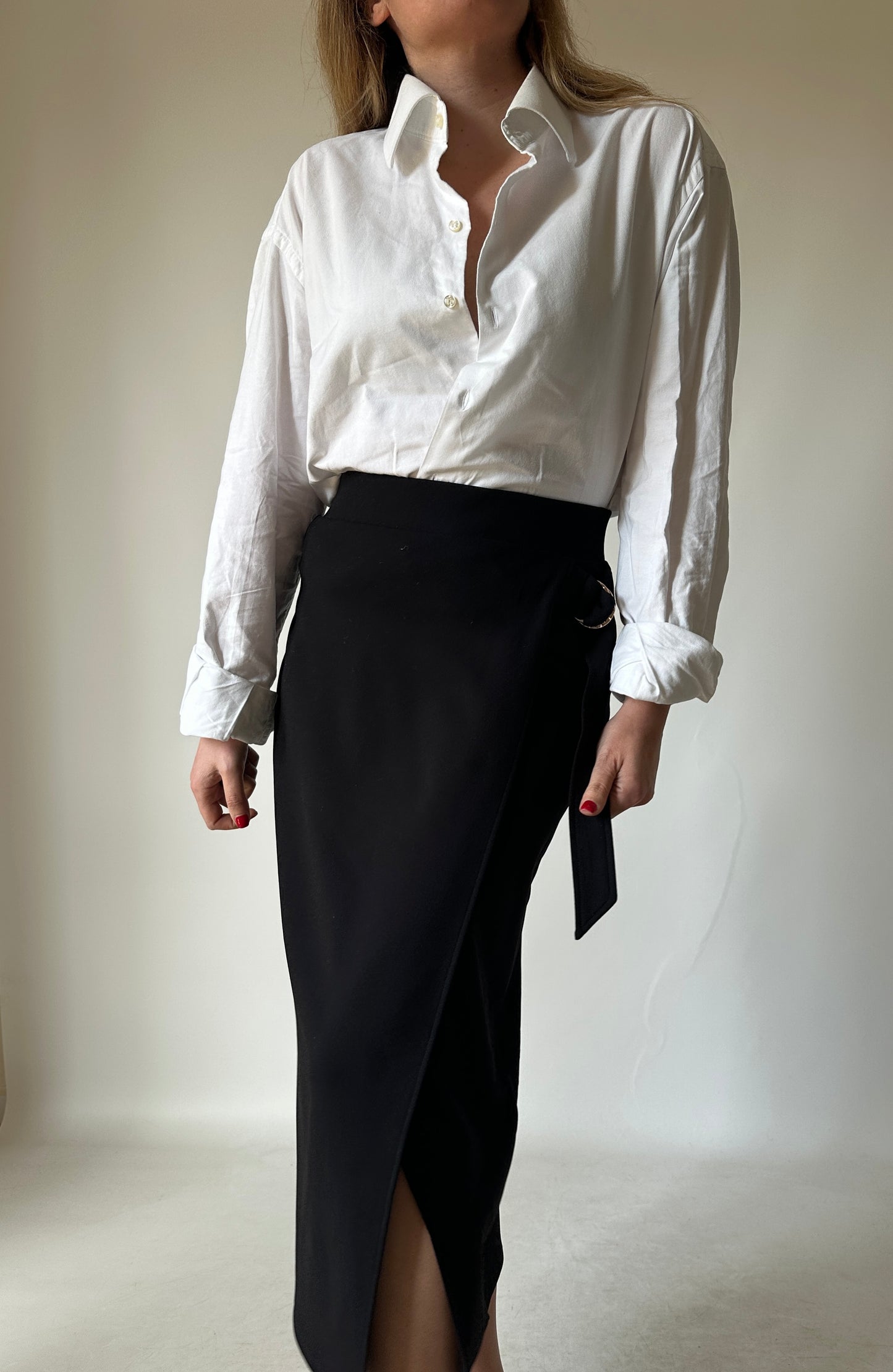Essential oversize white shirt