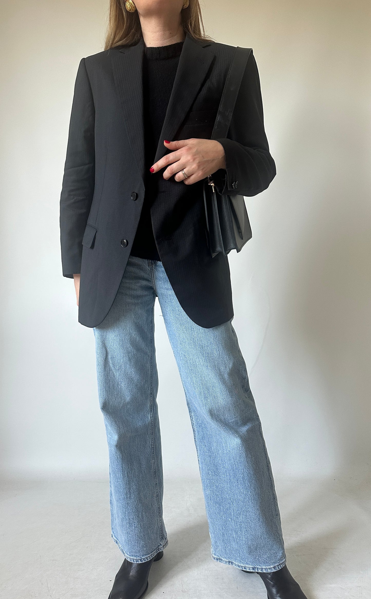 PAL ZILERI minimal light wool blazer