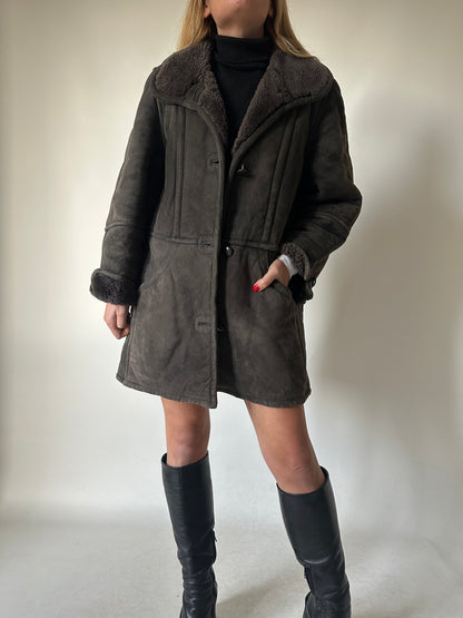 Grey petite Shearling
