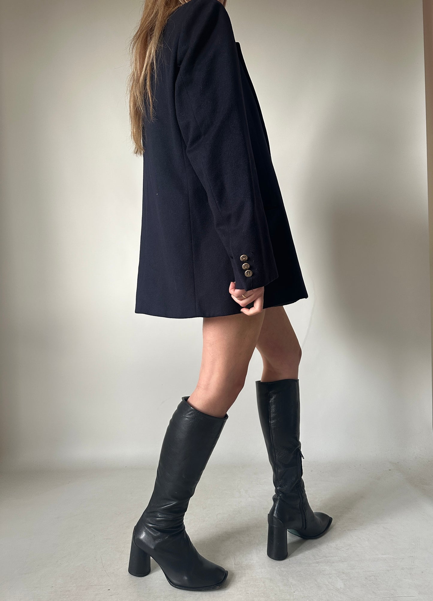 Precious wool and cachemire blazer coat