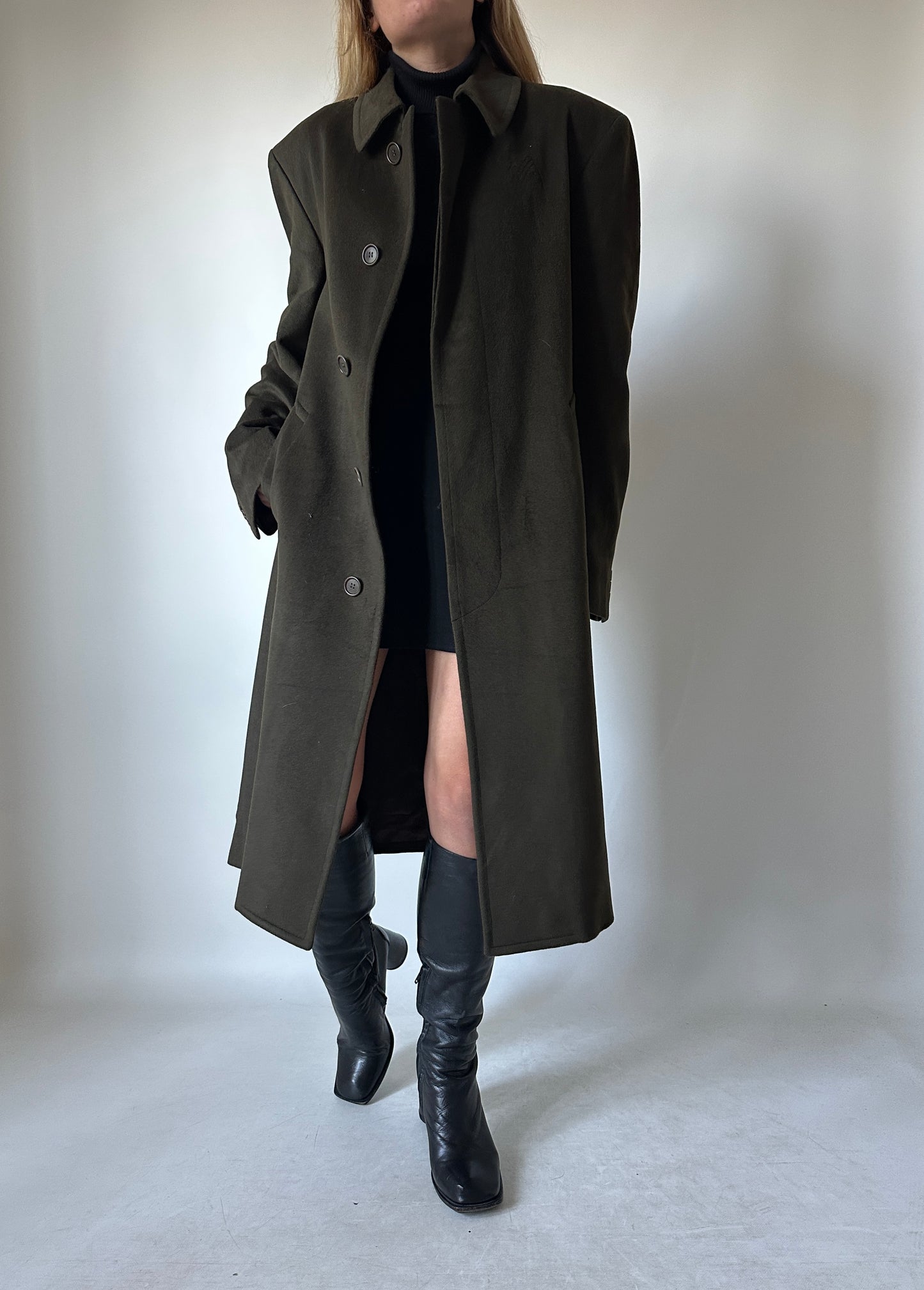Zegna genderless wool and cachemire coat