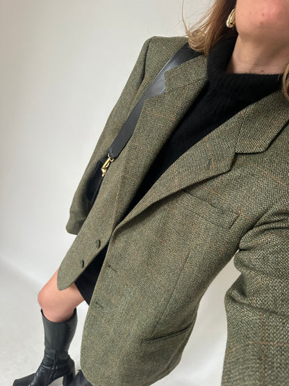 Herringbone verdone blazer