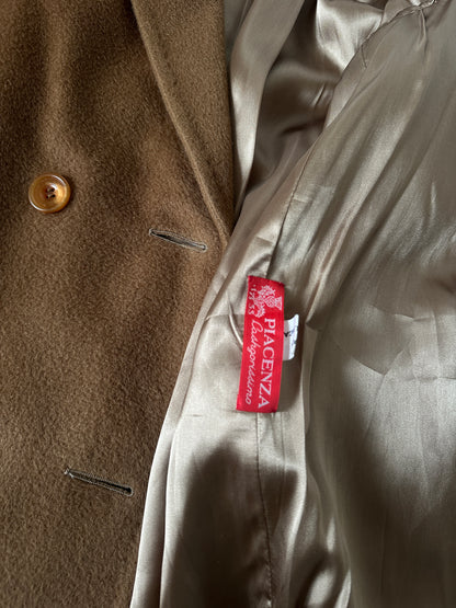 PIACENZA pure wool camel coat