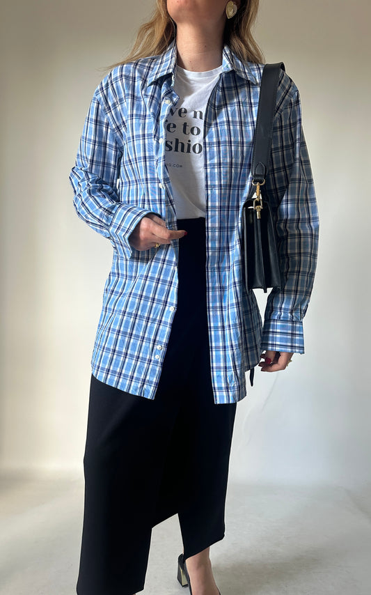 TOMMY HILFIGER tartan oversize shirt
