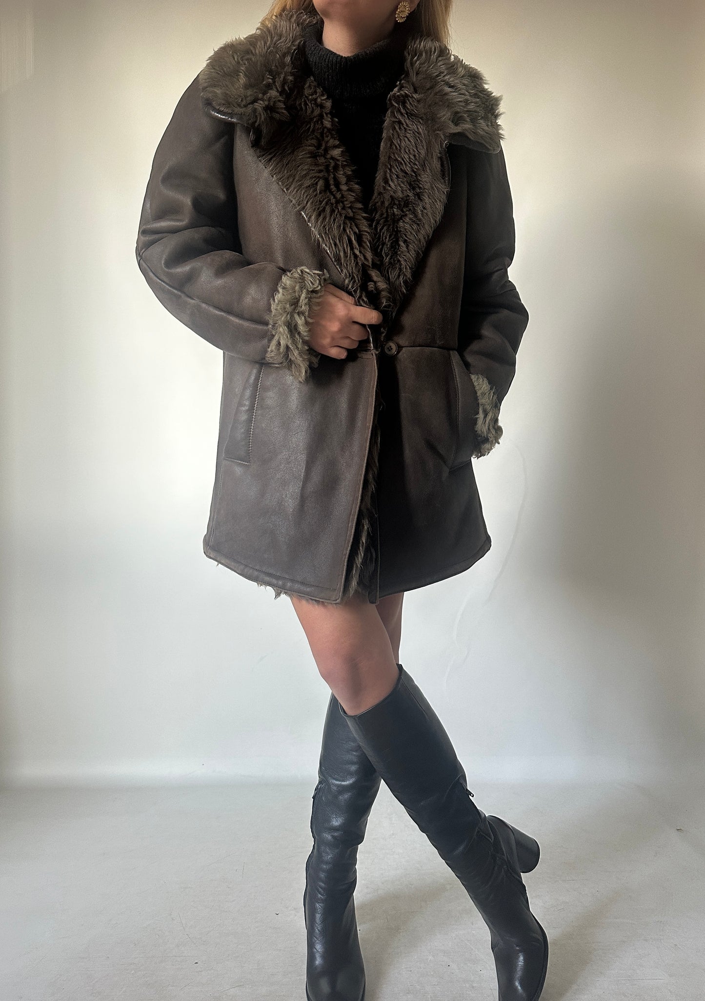 Chocolate perfect Shearling