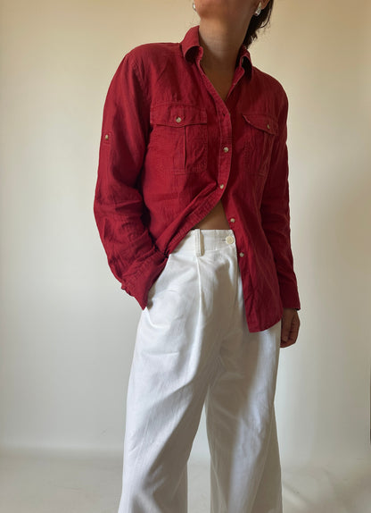 RALPH LAUREN pure linen shirt