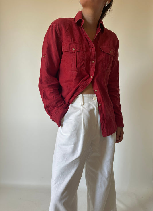 RALPH LAUREN pure linen shirt