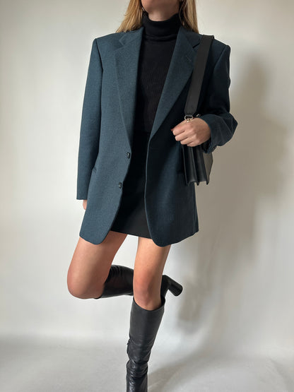 Blazer in lana carta di zucchero
