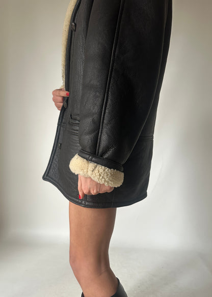 Dreamy black petite Shearling