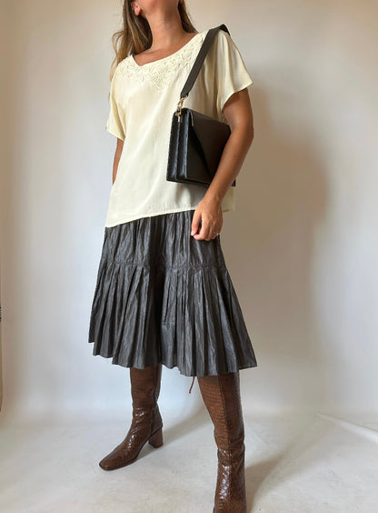Marella plisse skirt