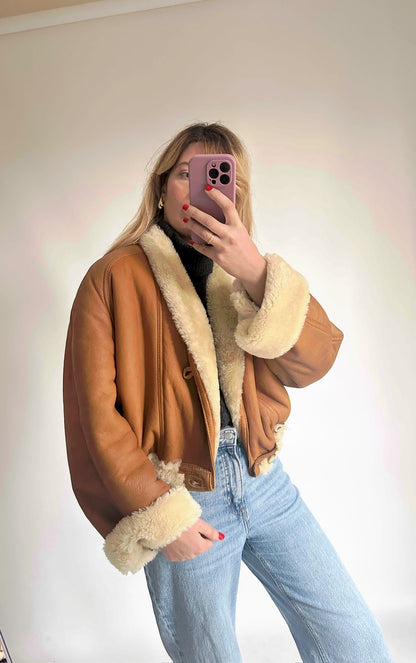 Caramel petite Shearling