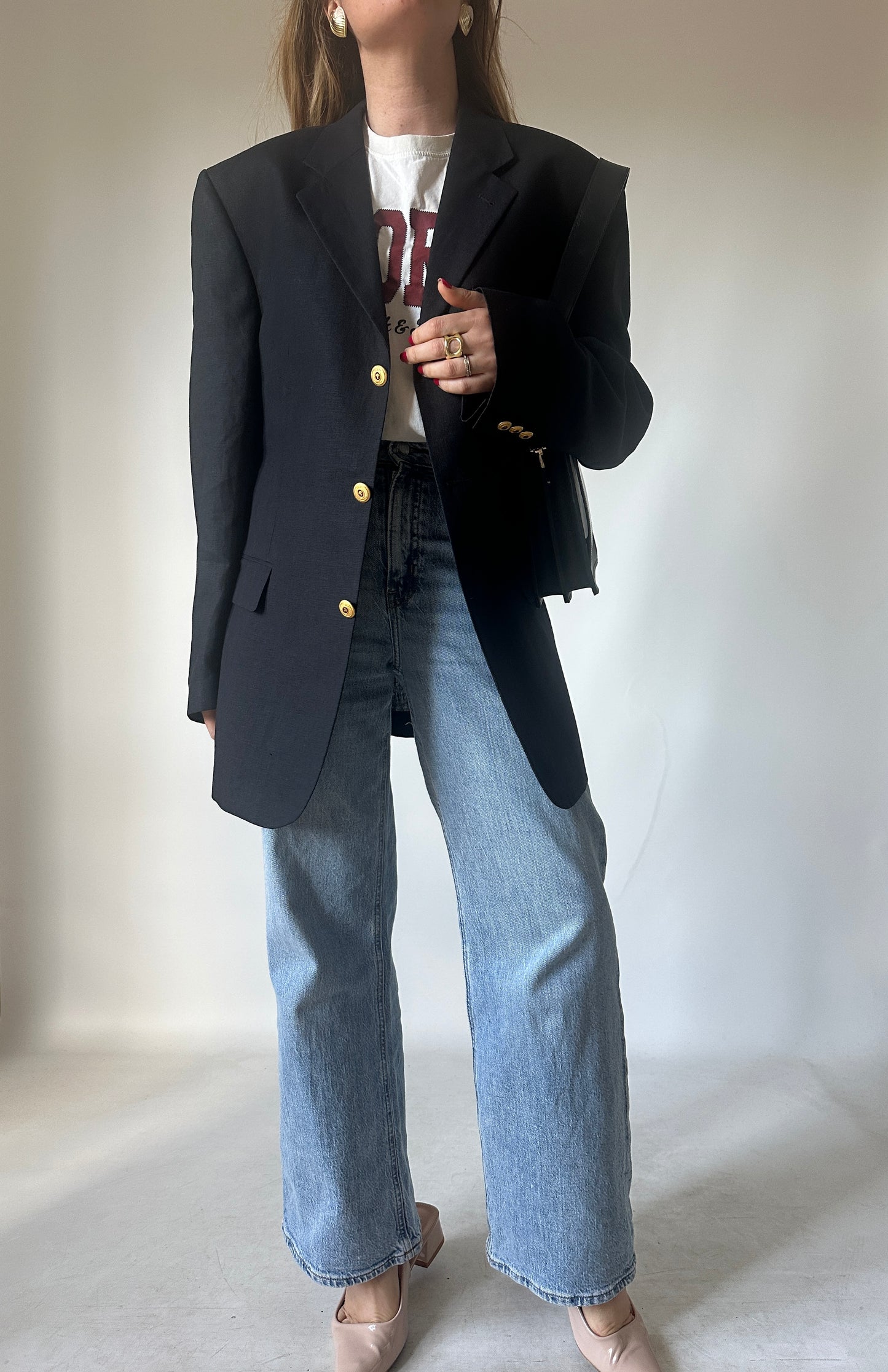 Blazer in puro lino