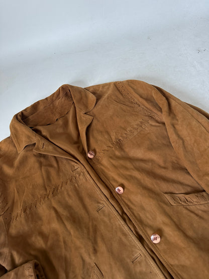 Essential camel suede jacket