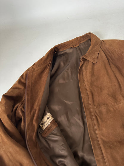 Dreamy suede brown bomber