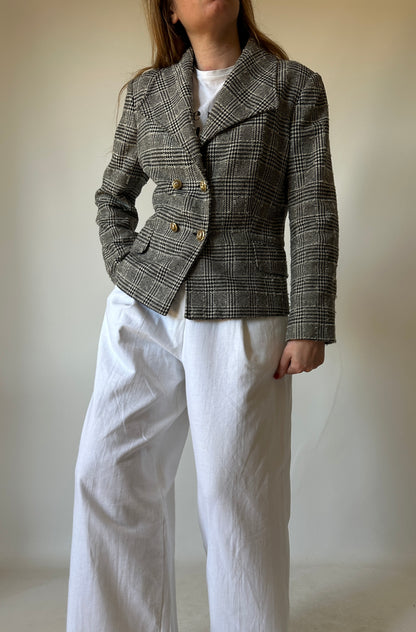 Blazer in fresco lana bouclè