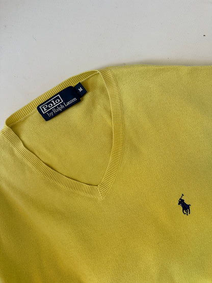 RALPH LAUREN lime cotton sweater