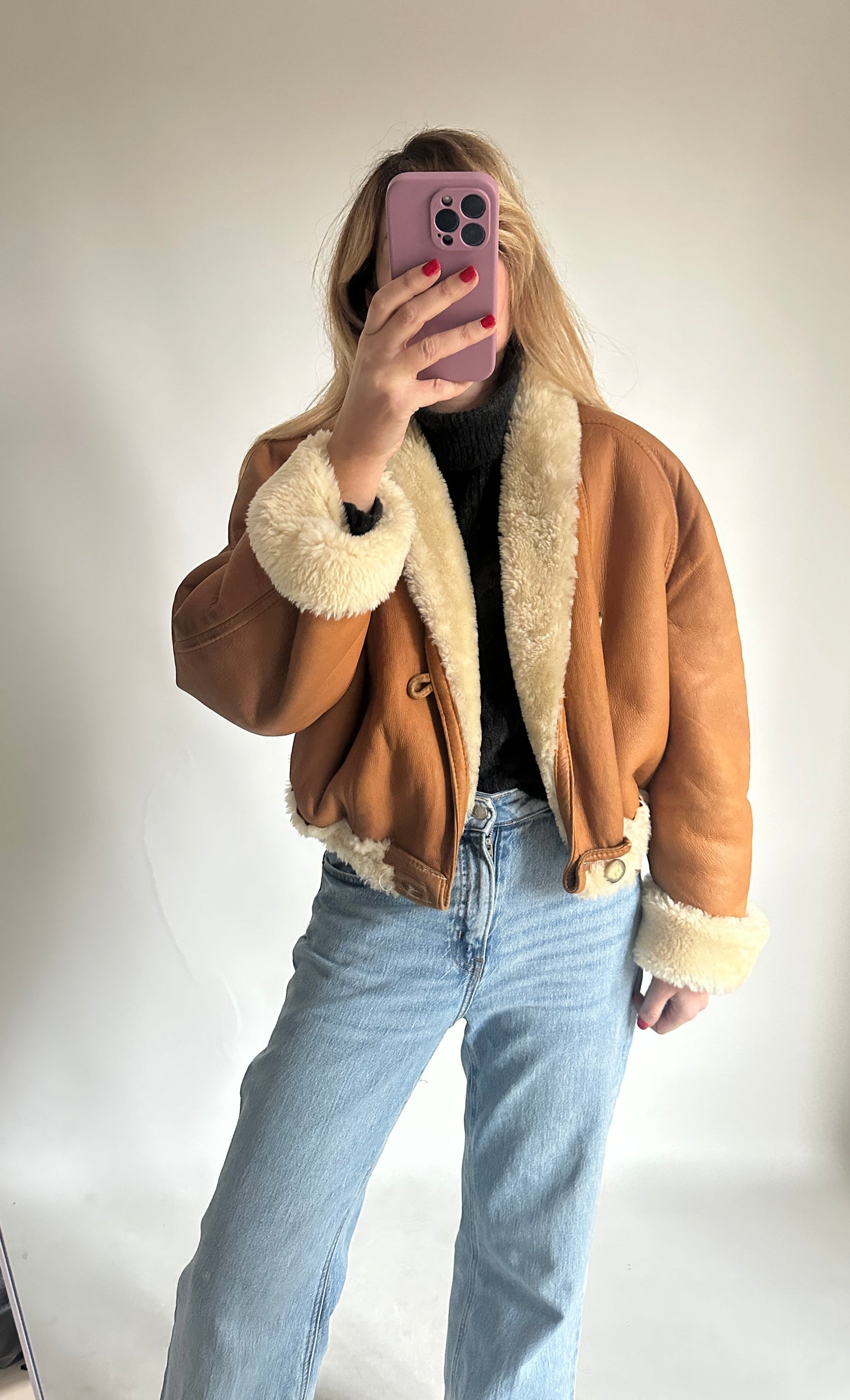 Caramel petite Shearling