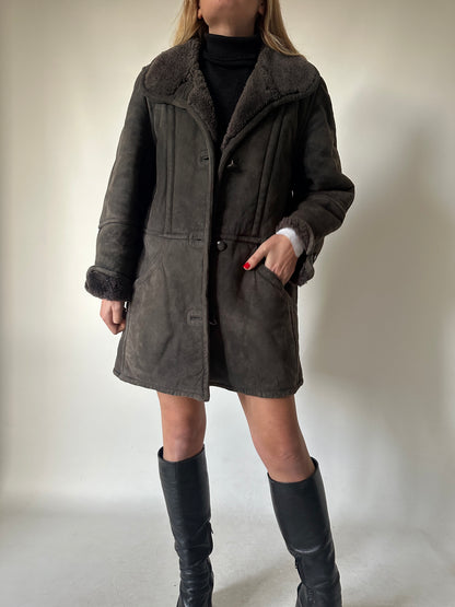 Grey petite Shearling