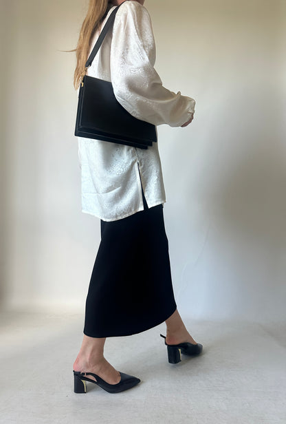 Precious jacquard pure silk shirt