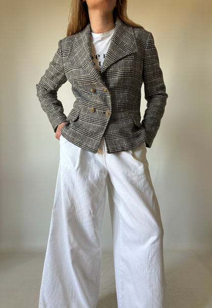 Blazer in fresco lana bouclè