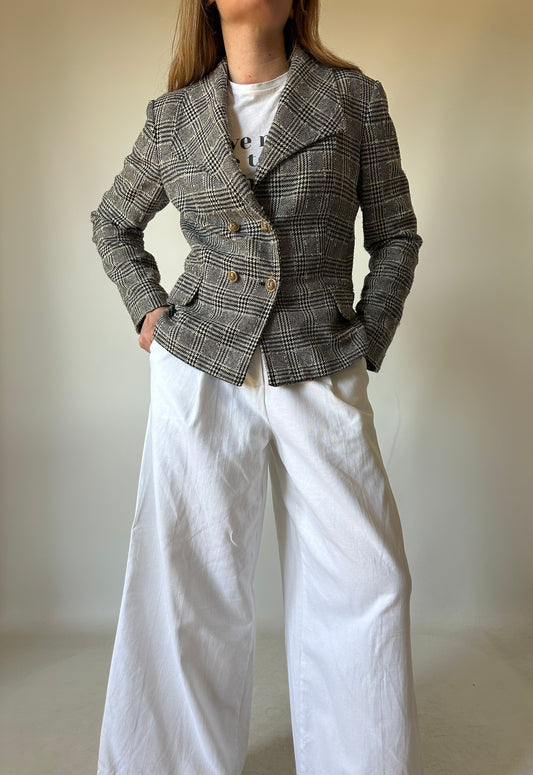 Blazer in fresco lana bouclè