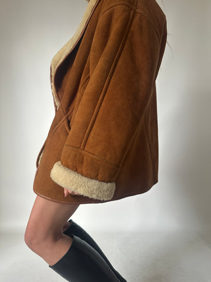 Perfect camel Spanish superior Shearling