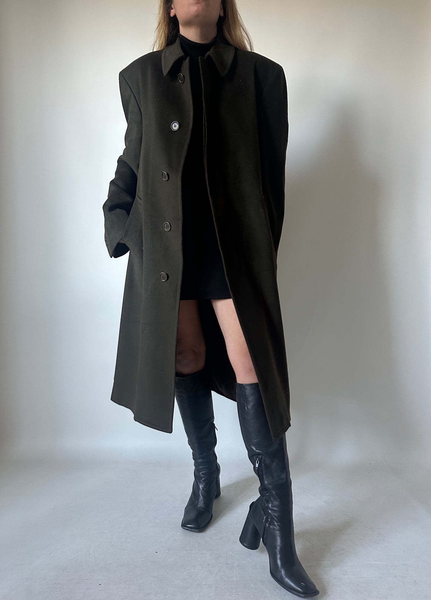 Zegna genderless wool and cachemire coat