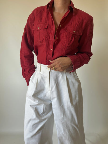 RALPH LAUREN pure linen shirt