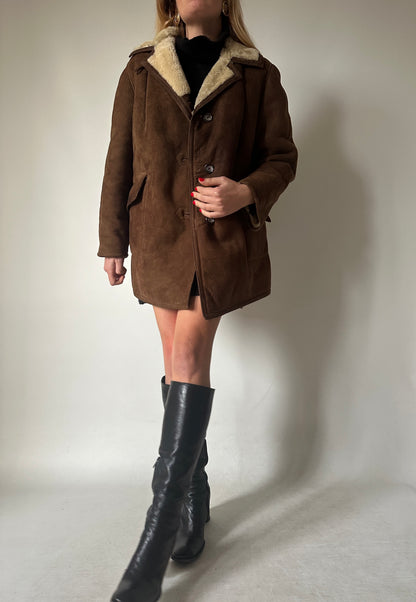 Chocolate petite sheepskin