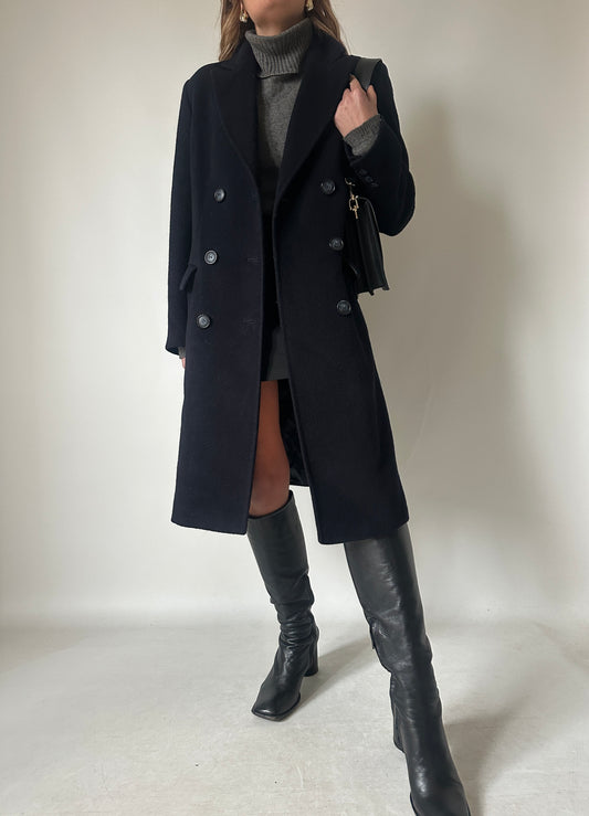 Perfect double-breast petite coat