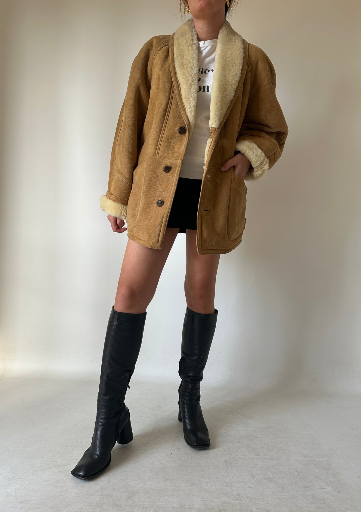Honey petite Shearling