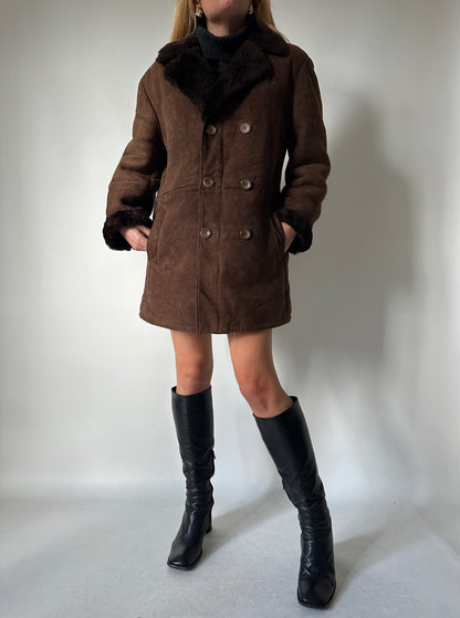 Chocolate petite Shearling