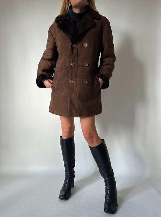Chocolate petite Shearling