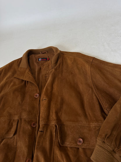 Passpartour suede bomber