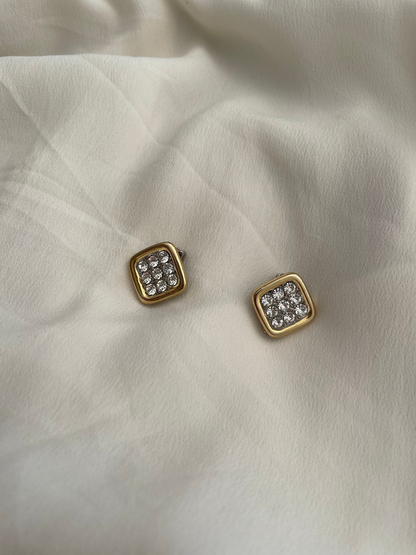Orecchini quadrati brillanti