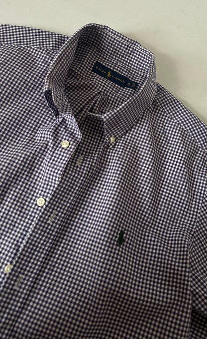 RALPH LAUREN purple oversize shirt
