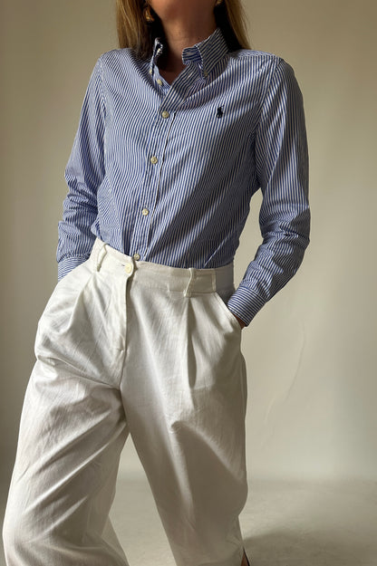RALPH LAUREN striped petite shirt