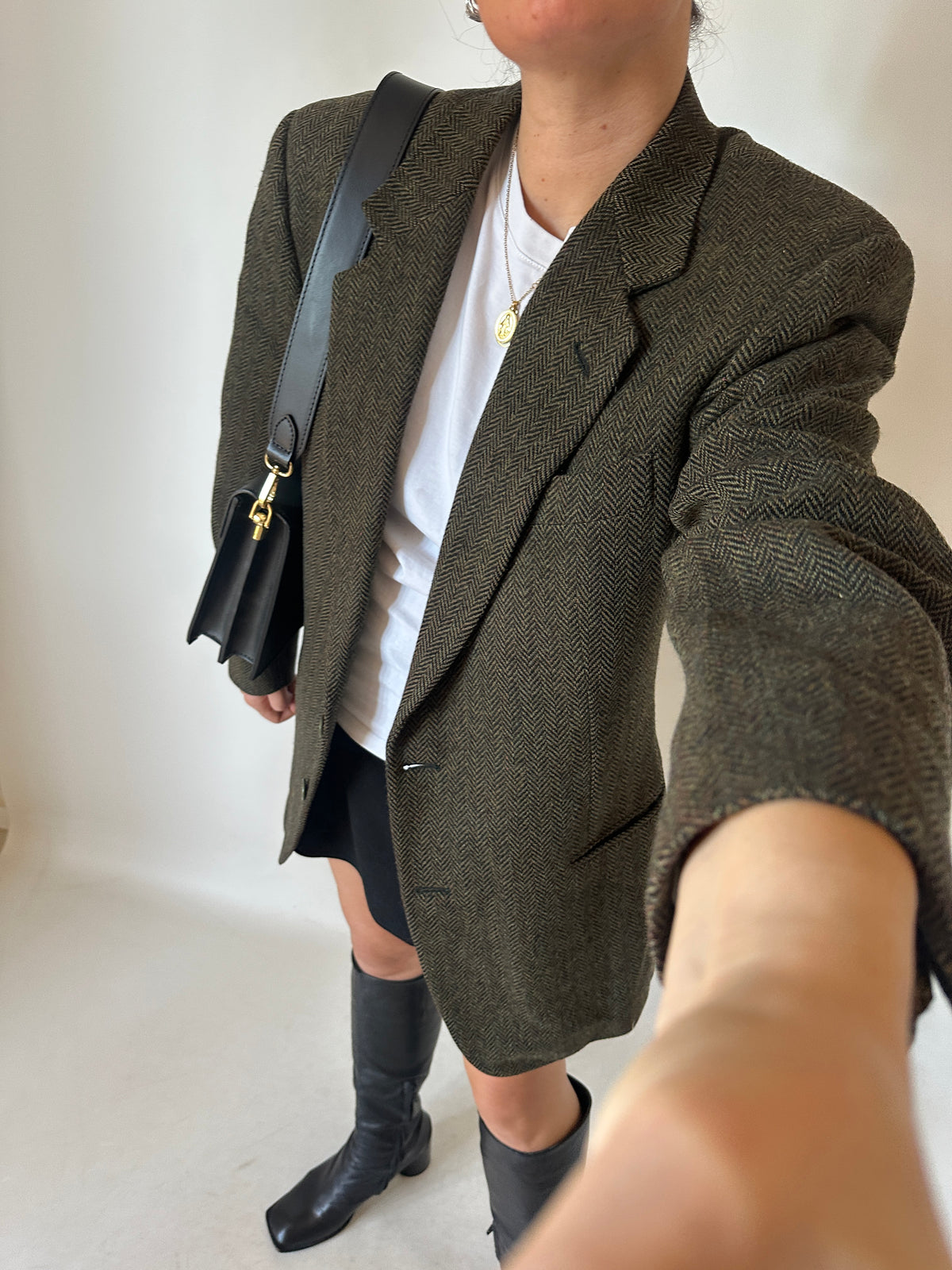 Verdone herringbone blazer