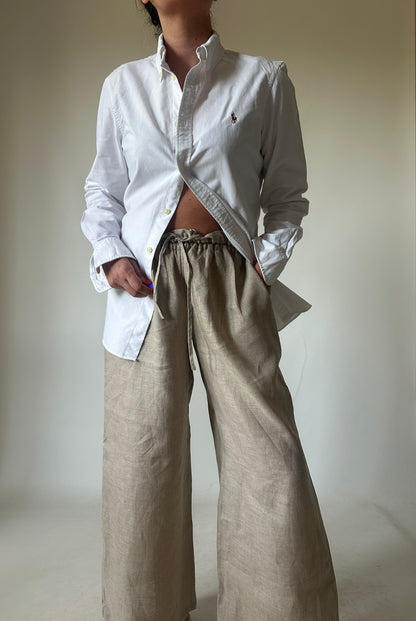 RALPH LAUREN white petite shirt