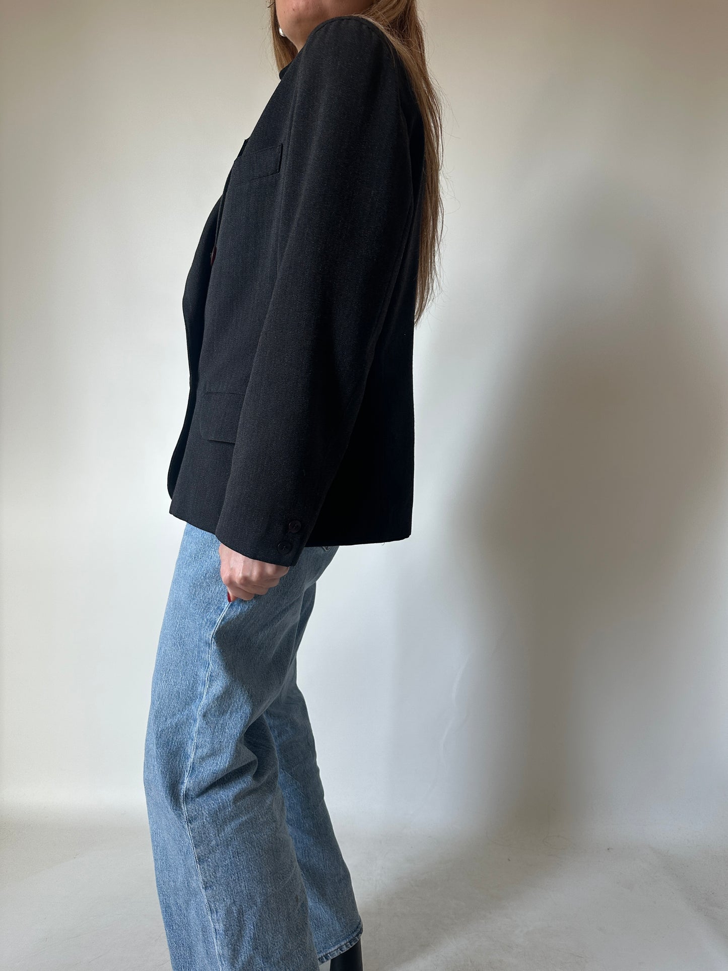 Made in Italy oversize wool blazer