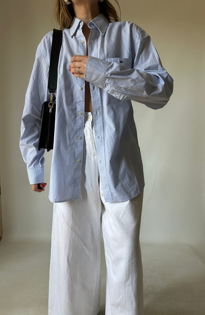 LA COSTE striped blue shirt