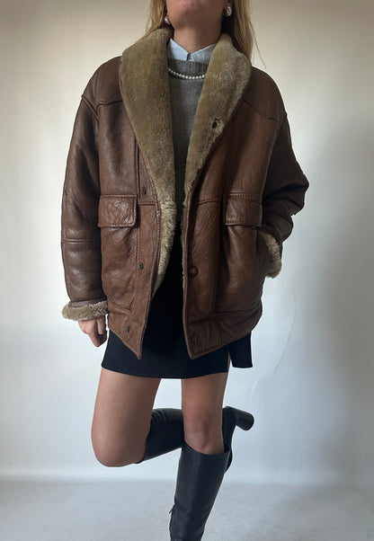 Brown perfect Shearling